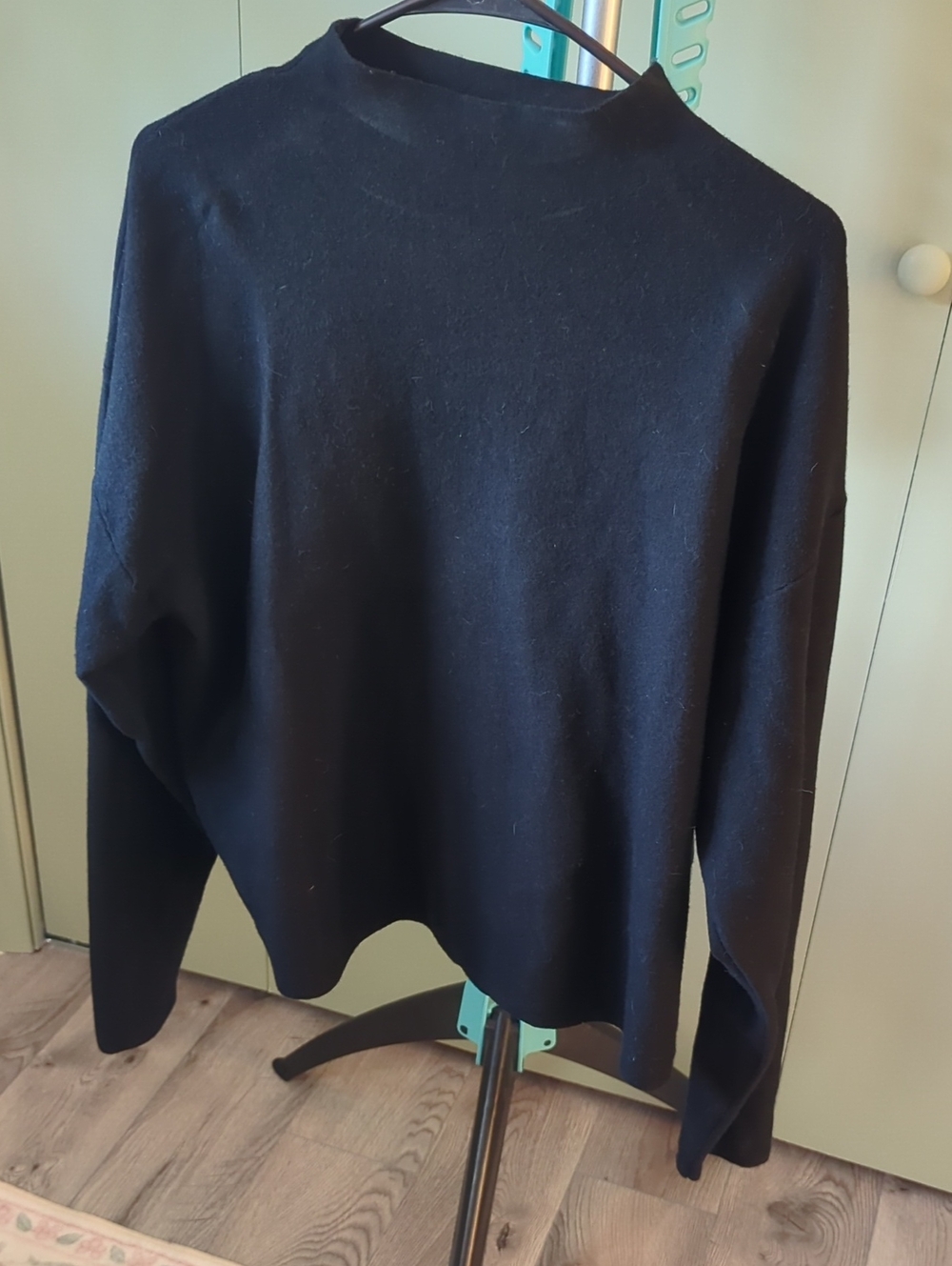ZYIA Black Cowl Neck Sweater